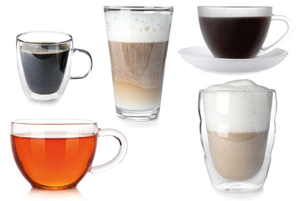 Kaffee, Espresso, Cappuccino, Latte Macchiato, Milchkaffee, Tee und Milchalternativen